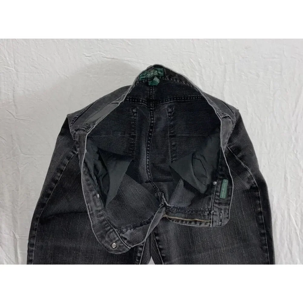 Ralph Lauren Classic Straight 5-Pocket Stretch Denim Jeans. LRL Logo. Women's 14 - Picture 7 of 9